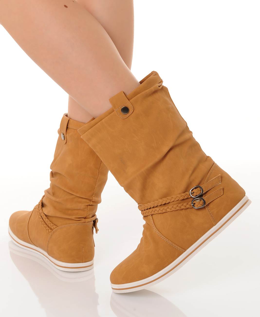 Botte plate femme pas cher